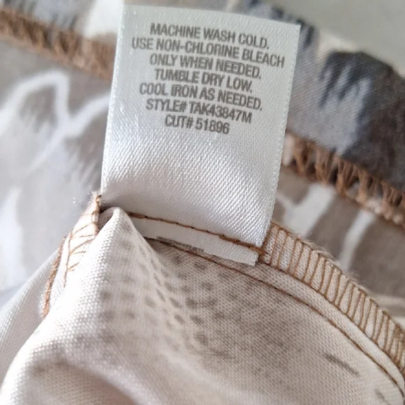 Animal Print Sheath Midi Dress, Sleeveless, Sz 14, NWOT - Picture 14 of 14